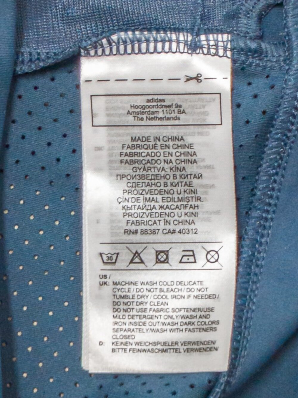 Adidas Crew-Navy Perforated Full-Zip Golf Jacket | NWT Women’s S - Picture 14 of 16